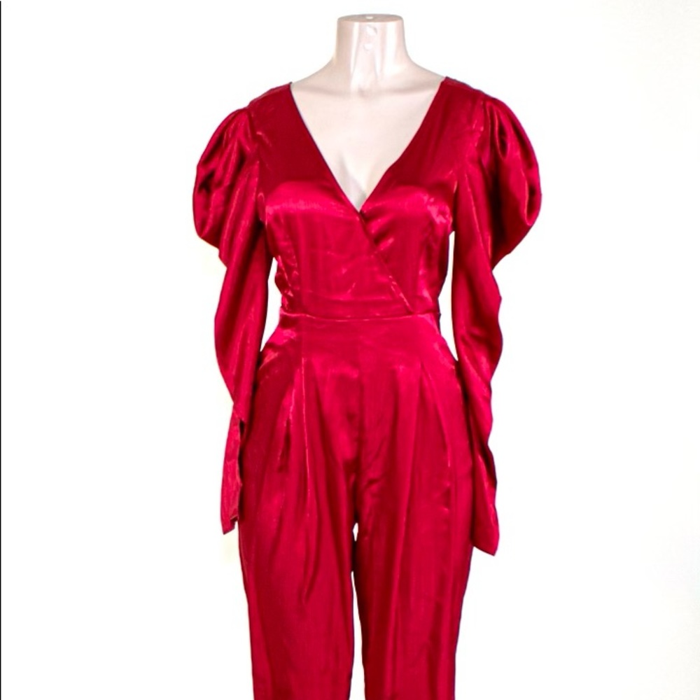 Red jumpsuit